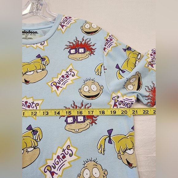 Nickelodeon Rugrats Men's Blue Graphic T-Shirt, size Medium - Picture 4 of 9